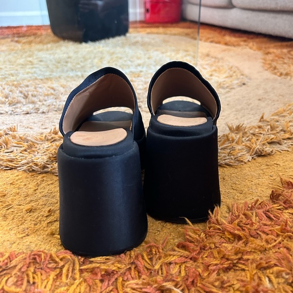 GANNI Satin Platform Mules - Picture 4 of 12